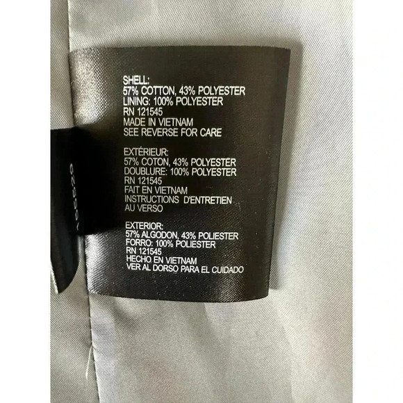 London Fog Women’s Light Gray Single-Breasted Hooded Raincoat Size L - Picture 8 of 10